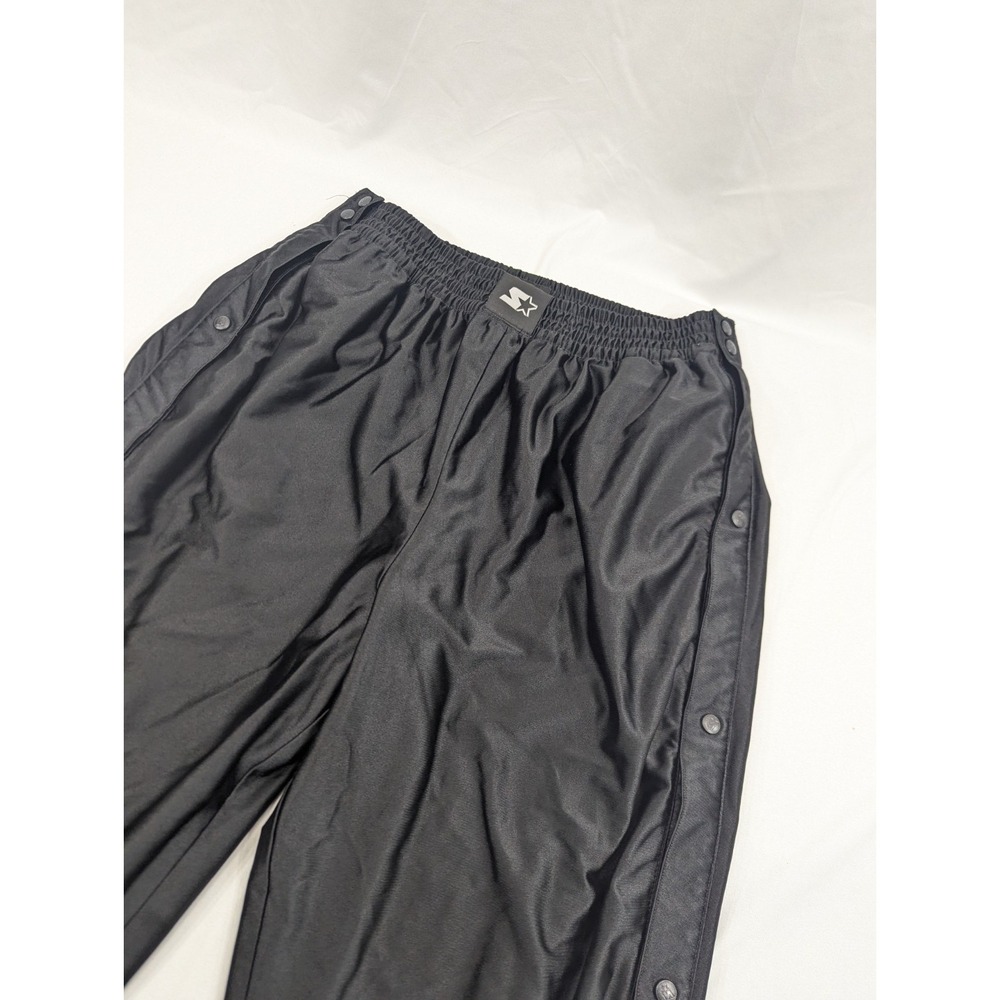 Starter Tear Away Pant XL Black Reversible Heavy Dazzle 32x30 Basketball *Flaw